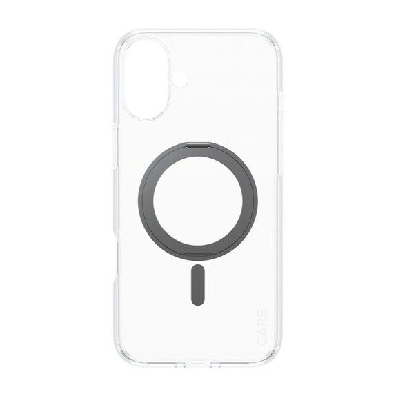 Kickstand Case with MagSafe for iPhone 16 Plus, Black, CARE