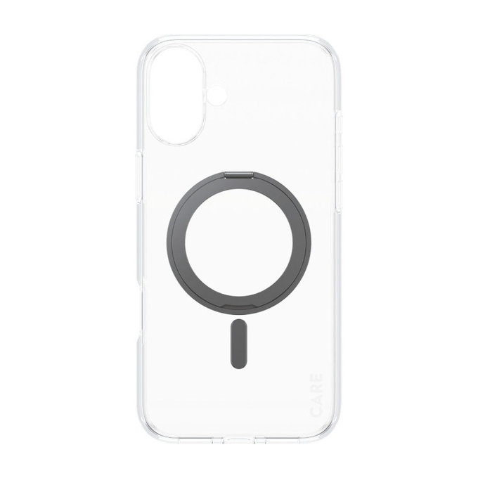 Kickstand Case with MagSafe for iPhone 16 Plus, Black, CARE