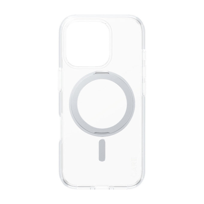Kickstand Case with MagSafe for iPhone 16 Pro, Silver, CARE