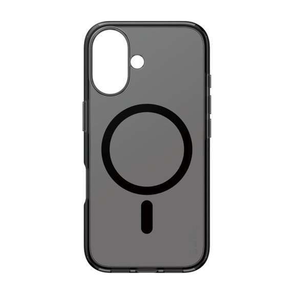 Smokey Case with MagSafe for iPhone 16, Black, CARE