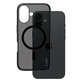 Smokey Case with MagSafe for iPhone 16, Black, CARE