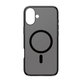 Smokey Case with MagSafe for iPhone 16 Plus, Black, CARE