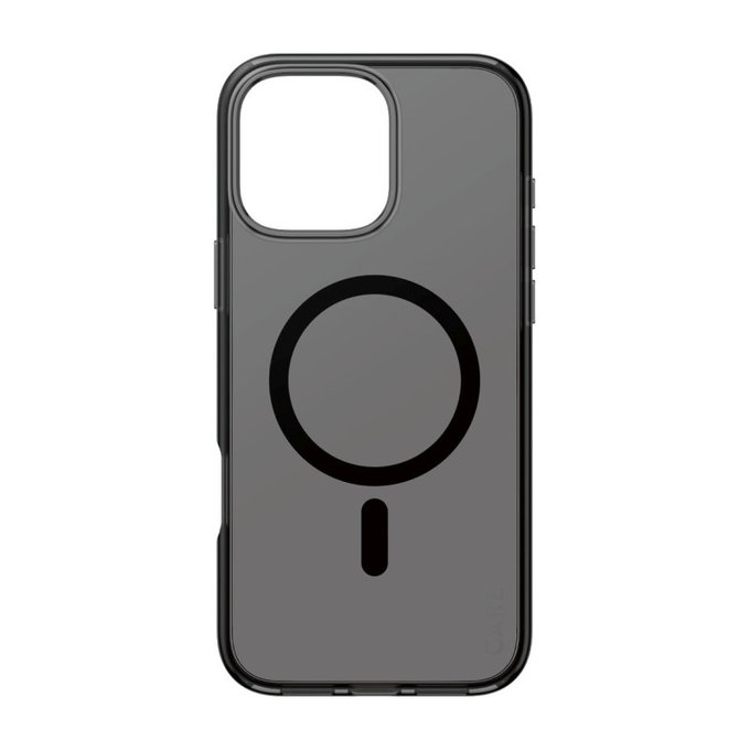 Smokey Case with MagSafe for iPhone 16 Pro Max, Black, CARE