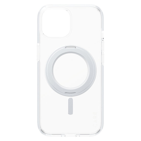 Case Kickstand with MagSAFE by PanzerGlass for iPhone 15, Silver, PanzerGlass