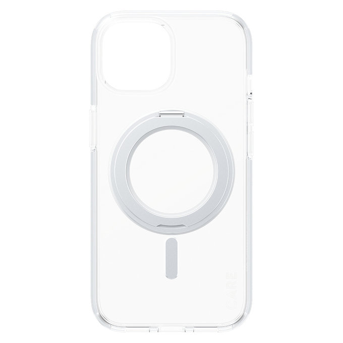 Case Kickstand with MagSAFE by PanzerGlass for iPhone 15, Silver, PanzerGlass