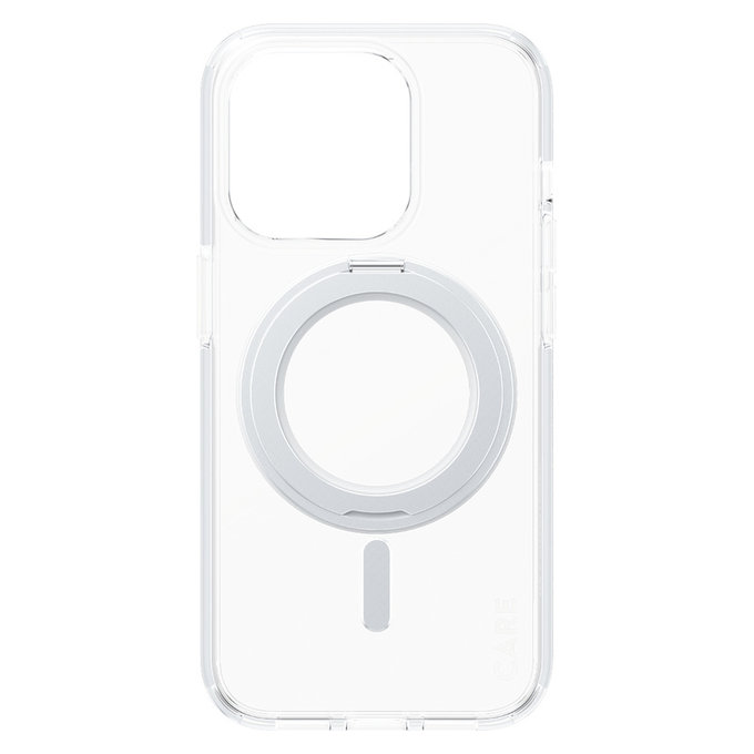 Case Kickstand with MagSAFE by PanzerGlass for iPhone 15 Pro, Silver, PanzerGlass