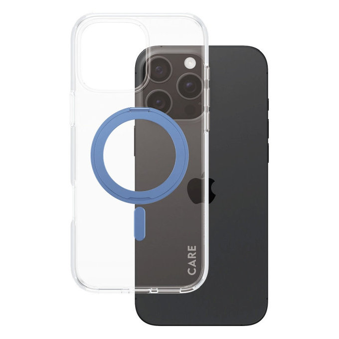 Kickstand Case with MagSafe for iPhone 16 Pro Max, Blue, CARE