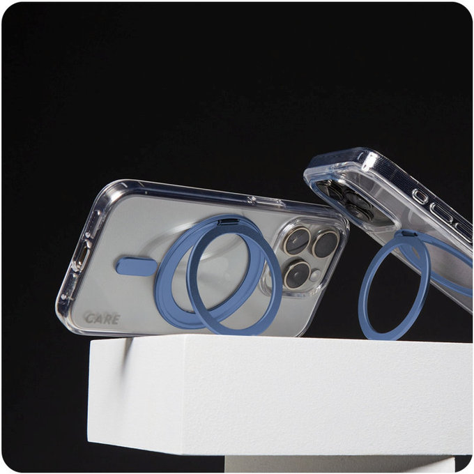 Kickstand Case with MagSafe for iPhone 16 Pro Max, Blue, CARE