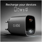 Travel Adapter LCD USB-C, GaN, 45 W PD, black, SBS