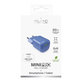 PURO - Charging Adapter MiniPro USB-C, GaN, 20W, blue lagon