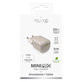 PURO - Charging Adapter MiniPro USB-C, GaN, 20W, sandshell