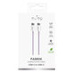 PURO - USB-C Cable / USB-C, 60W, Fabrik FABK4, 1,5 m, coraltastic