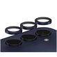 Camera Lens Protector Hoops for Samsung A25 5G, Blue/Black, PanzerGlass