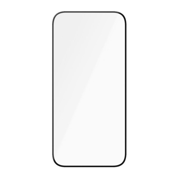 Tempered Glass UWF Ceramic with Applicator for iPhone 15, Black, PanzerGlass