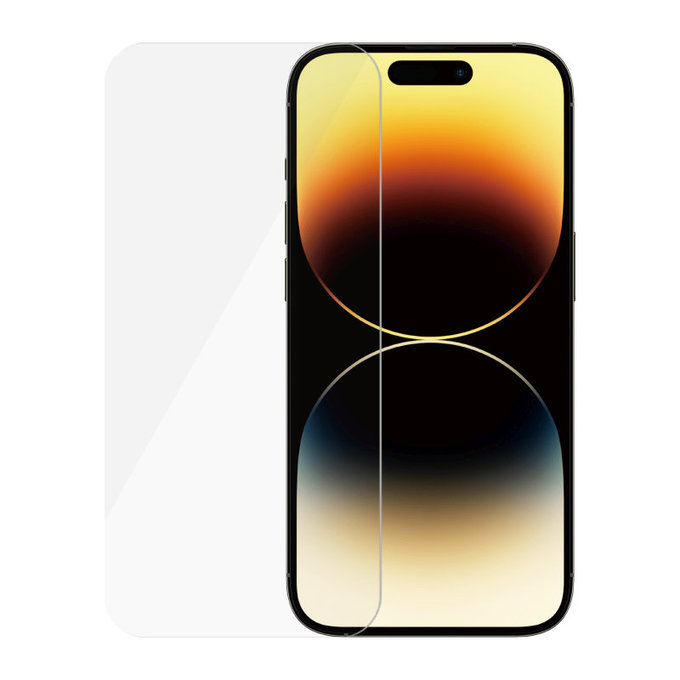 Tempered Glass Case Friendly UWF for iPhone 14 Pro, Black, SAFE