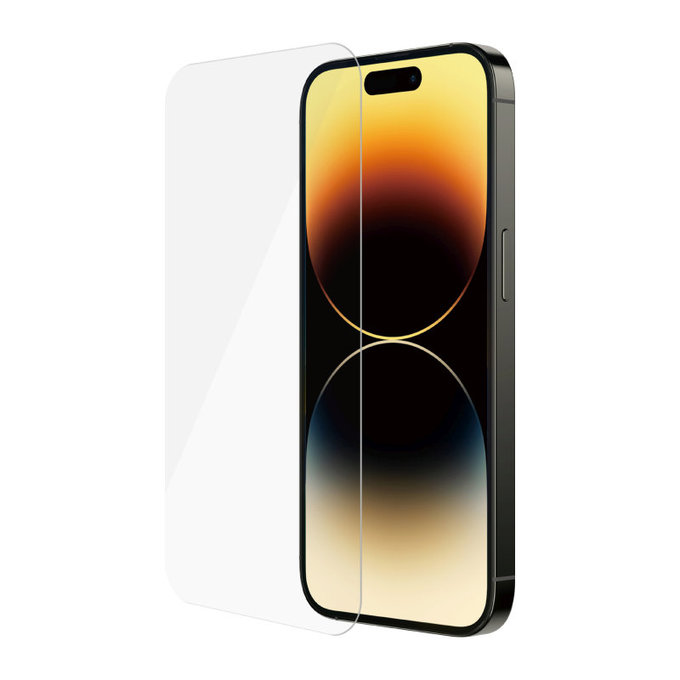 Tempered Glass Case Friendly UWF for iPhone 14 Pro, Black, SAFE