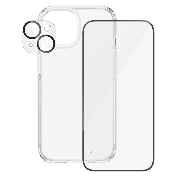 Bundle PicturePerfect + Tempered Glass UWF + Hard Case D3O for iPhone 15, PanzerGlass