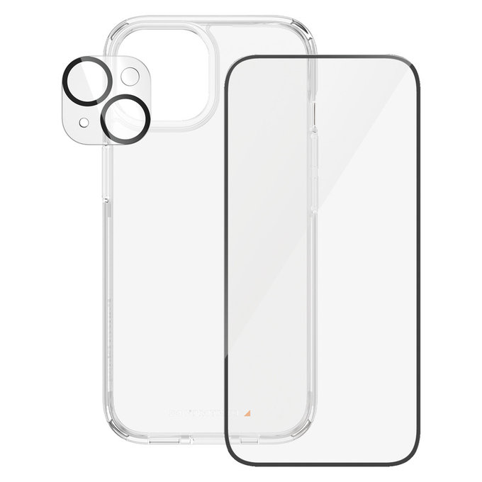 Bundle PicturePerfect + Tempered Glass UWF + Hard Case D3O for iPhone 15, PanzerGlass