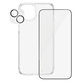 Bundle PicturePerfect + Tempered Glass UWF + Hard Case D3O for iPhone 15 Plus, PanzerGlass