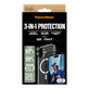 Bundle 3-in-1 Hoops + UWF Tempered Glass + Hard Case for iPhone 16, PanzerGlass