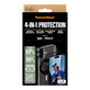 Bundle Hoops + UWF Tempered Glass + Hard Case + Magnetic Ring Mount for iPhone 16, PanzerGlass