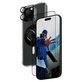 Bundle Hoops + UWF Tempered Glass + Hard Case + Magnetic Ring Mount for iPhone 16 Pro Max, PanzerGlass