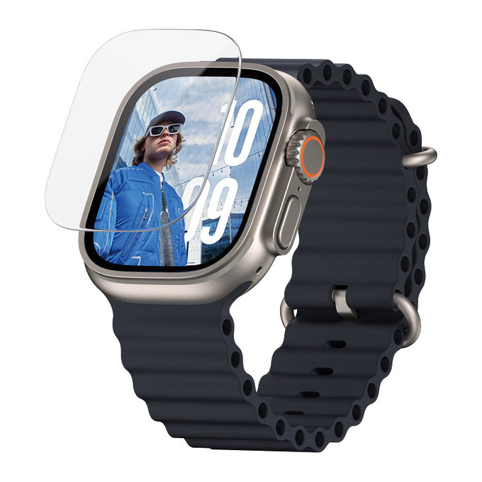 Tempered Glass for Apple Watch Ultra 2024/Ultra 2/Ultra, Clear, PanzerGlass