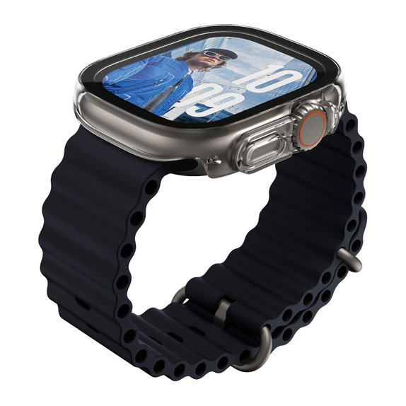 Tempered Glass Full Body Slim for Apple Watch Ultra 2024/Ultra 2/Ultra, Clear, PanzerGlass