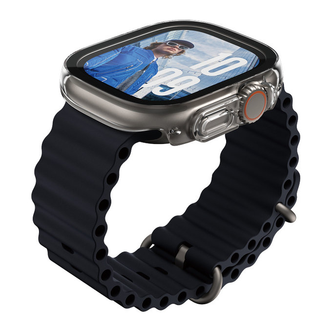 Tempered Glass Full Body Slim for Apple Watch Ultra 2024/Ultra 2/Ultra, Clear, PanzerGlass