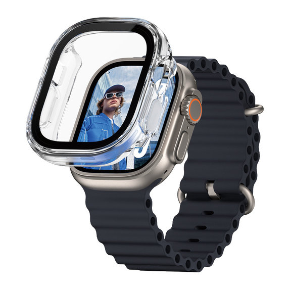 Tempered Glass Full Body for Apple Watch Ultra 2024/Ultra 2/Ultra, Clear, PanzerGlass