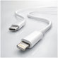 FixPremium - Cable Lightning/USB-C, 1.5m, white