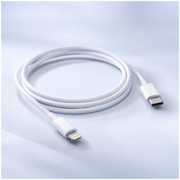 FixPremium - Cable Lightning/USB-C, 1.5m, white