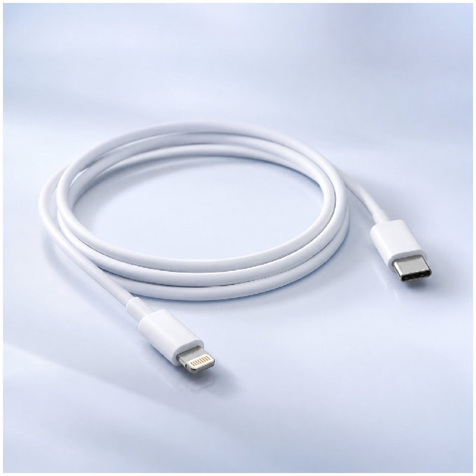 FixPremium - Cable Lightning/USB-C, 1.5m, white