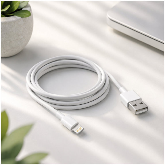 FixPremium - Cable Lightning/USB, 1.5m, white