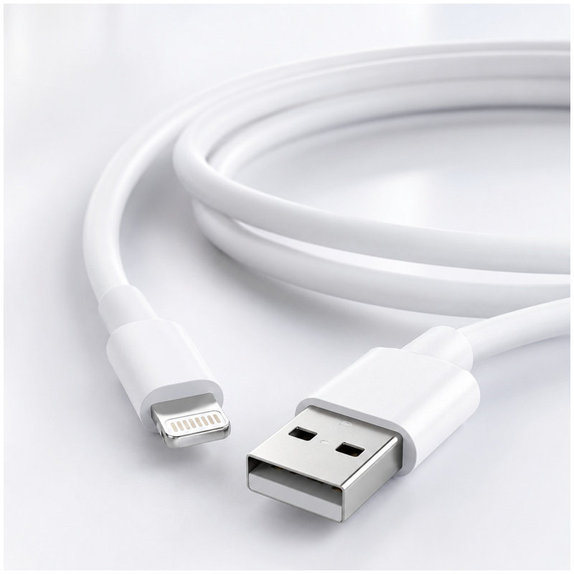 FixPremium - Cable Lightning/USB, 1.5m, white