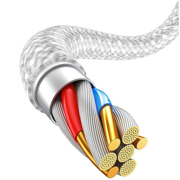 Baseus - Cable Lightning/USB, 1.5m, white