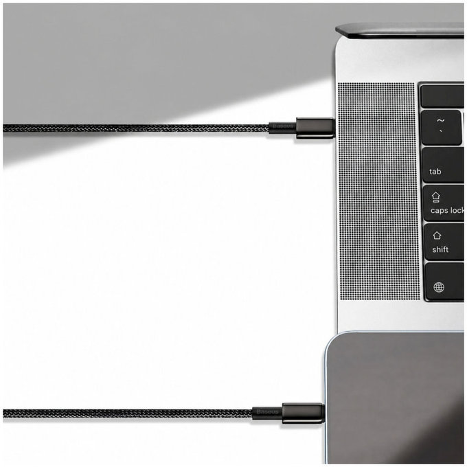 Baseus - Cable Lightning/USB-C, 1.5m, black
