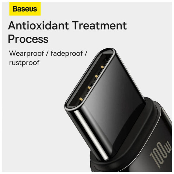 Baseus - Cable USB-C/USB, 1.5m, black