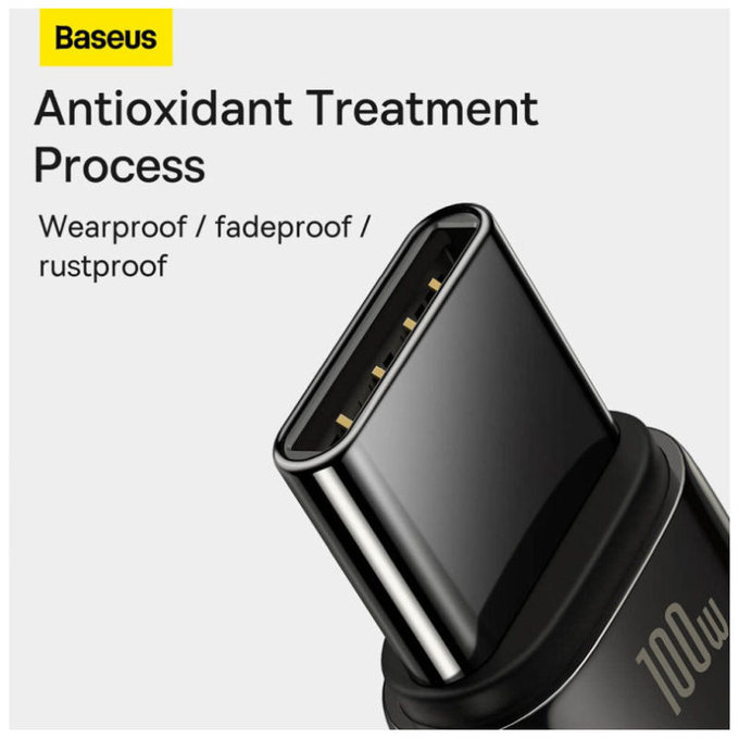Baseus - Cable USB-C/USB, 1.5m, black