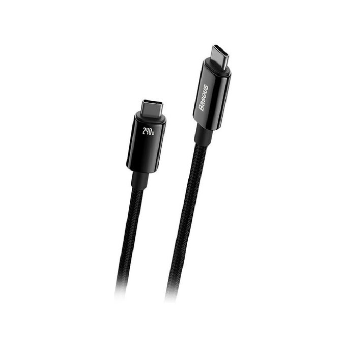 Baseus - Cable USB-C/USB-C, 1.5m, black