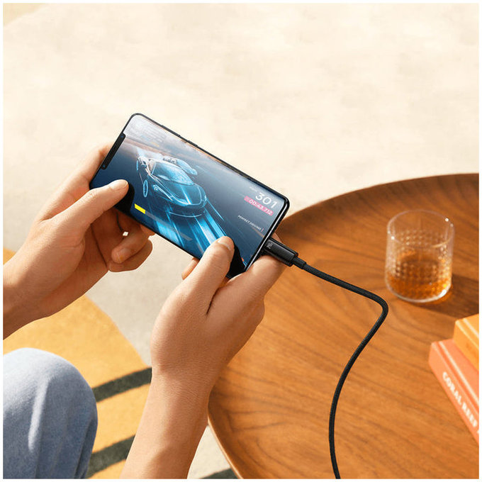 Baseus - Cable USB-C/USB-C, 1.5m, black