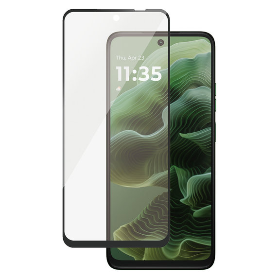 Tempered Glass for Motorola Moto G35, Black, SAFE by PanzerGlass