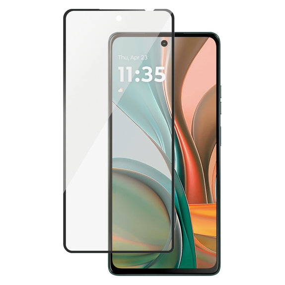 Tempered Glass UWF for Motorola Moto G75 5G, Black, SAFE by PanzerGlass