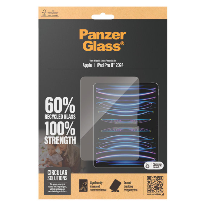 Tempered Glass UWF for iPad Pro 11'', Clear, PanzerGlass