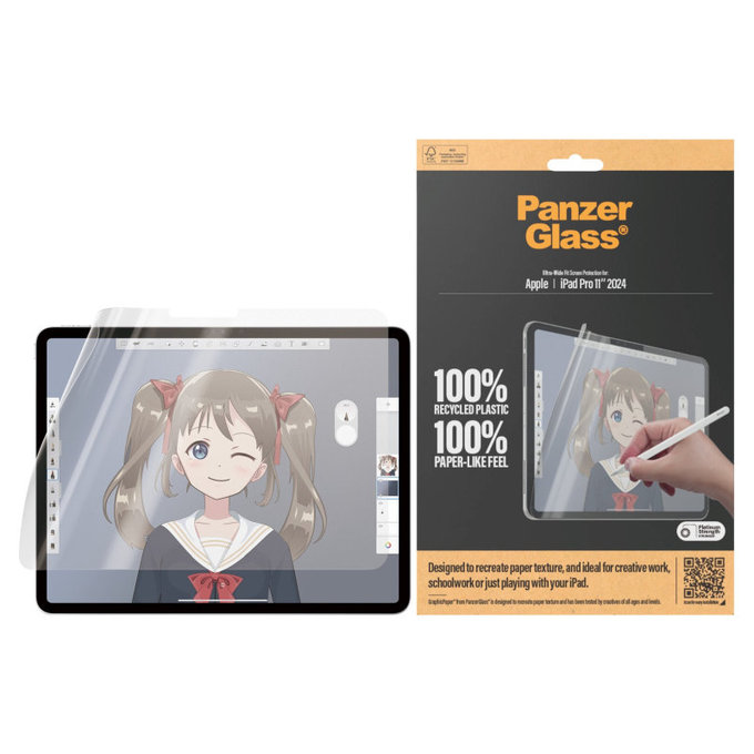 Protective Film GraphicPaper UWF for iPad Pro 11'', Clear, PanzerGlass