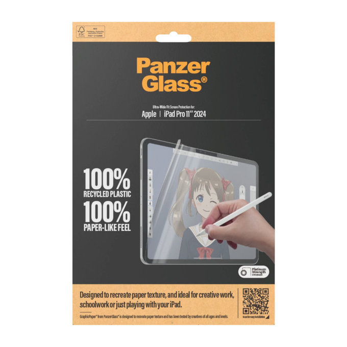 Protective Film GraphicPaper UWF for iPad Pro 11'', Clear, PanzerGlass