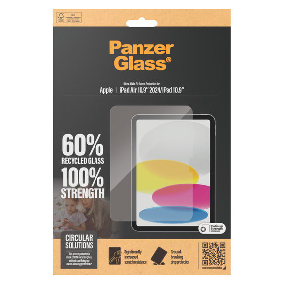 Tempered Glass UWF for iPad 10,9"/iPad Air 11'', Clear, PanzerGlass
