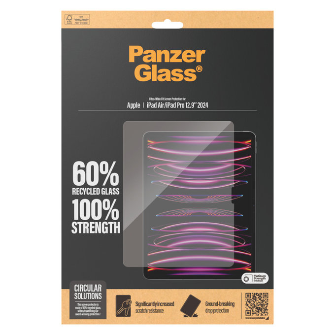 Tempered Glass UWF for iPad Air 13"/Pro 13", Clear, PanzerGlass