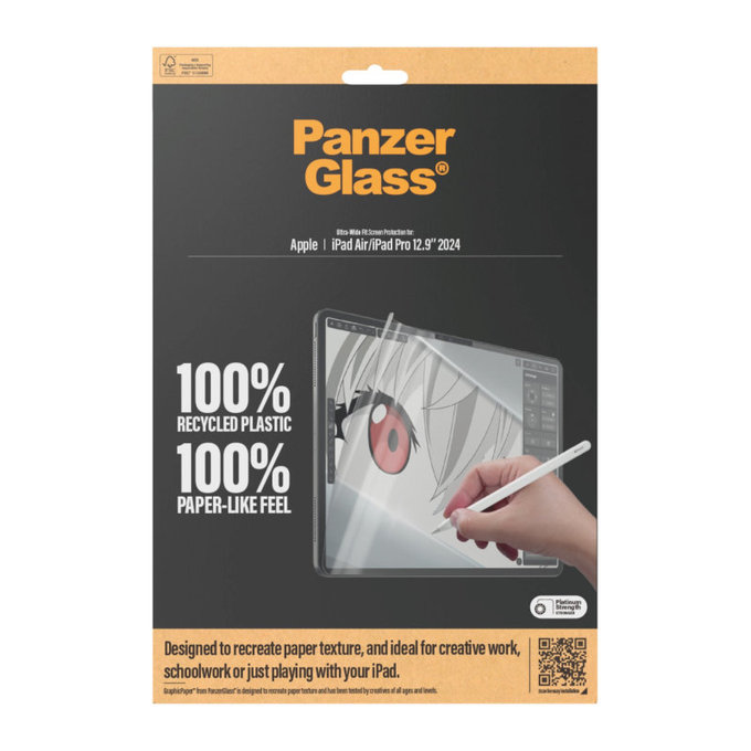 Protective Film GraphicPaper UWF for iPad Air 13"/Pro 13", Clear, PanzerGlass