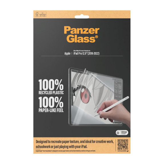 Protective Film GraphicPaper UWF for iPad Pro 12,9", Clear, PanzerGlass